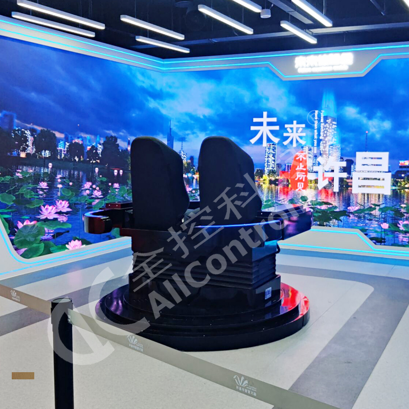 科普館VR體驗(yàn)艙_雙人穿越未來(lái)虛擬動(dòng)感平臺(tái)